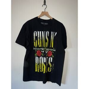 Guns N Roses Shirt Guns N' Roses Rock Band Graphic Black Tee XL X-Large